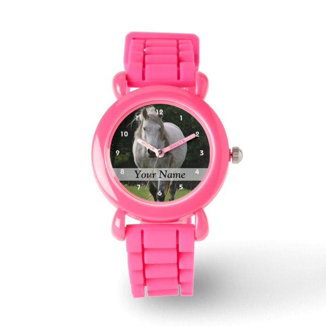 Cute pony photograph watch (Front)