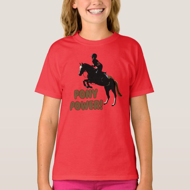 Cute Pony Power T-Shirt (Front)