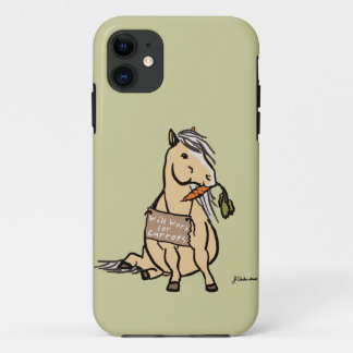 Cute Pony Will Work For Carrots iPhone 11 Case
