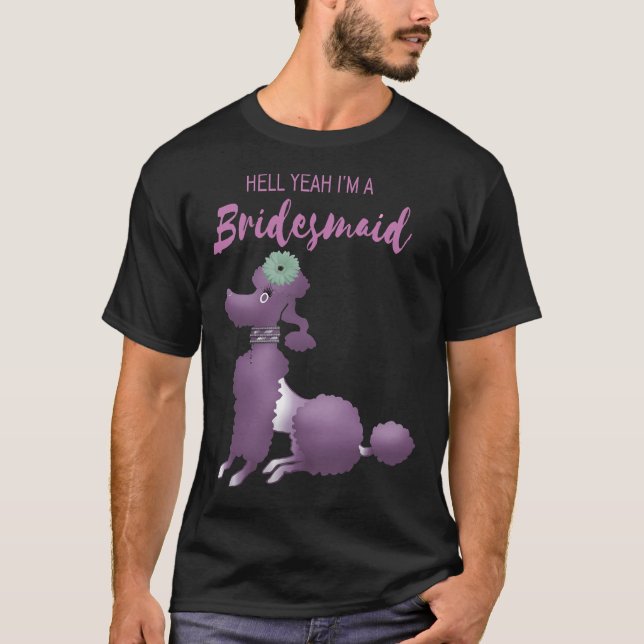 Cute Poodle Classic T-Shirt (Front)