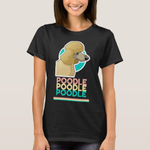Cute Poodle Design T-Shirt