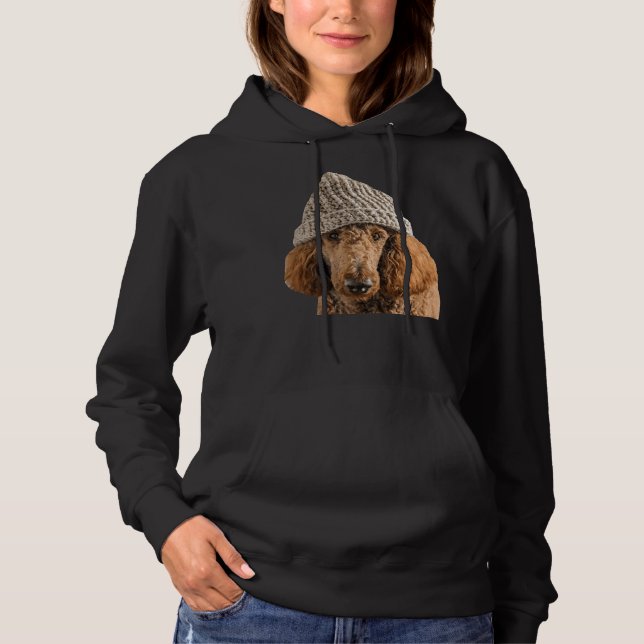 Cute Poodle Dog Photograph Get This Hoodie (Front)
