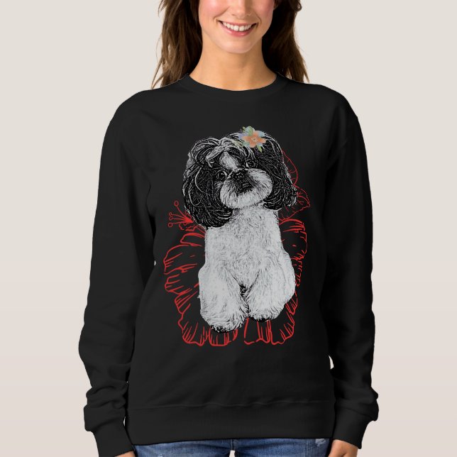 Cute Poodle Essential Sweatshirt (Front)