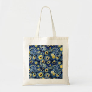 Cute Poodle Pattern Dog Scarf Tote Bag