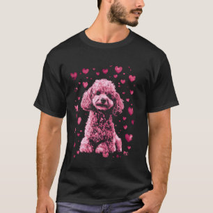 Cute Poodle Pink T-Shirt