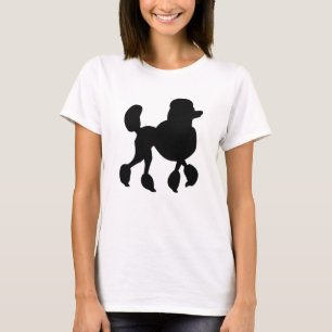 Cute Poodle Silhouette T-Shirt