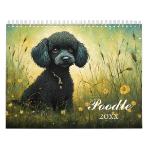 Cute Poodles  Calendar