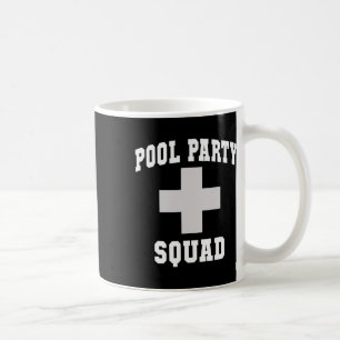 Cute Pool Party Squad Dad Cruise Swim Scuba Surfin Coffee Mug