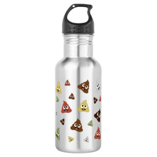 Cute Poop emoji funny gift ideas 532 Ml Water Bottle