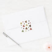 Cute Poop emoji funny gift ideas Square Sticker (Envelope)