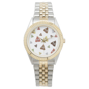 Cute Poop emoji funny gift ideas Watch