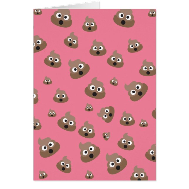Cute Poop Emoji Pattern (Front)