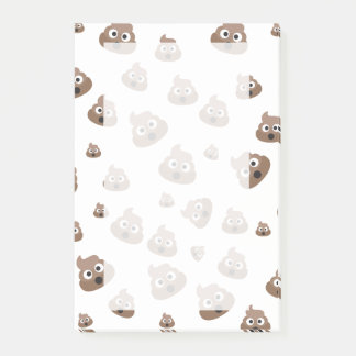 Cute Poop Emoji Pattern Post-it Notes