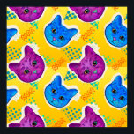 Cute Pop Art Cat Poster<br><div class="desc">Pop Art Cat</div>