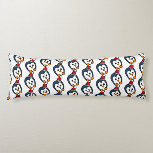 Cute Pop Art Penguin Body Cushion