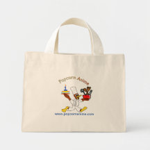 Cute Popcorn Anime Chef Ducky Kazoo Tote Bag