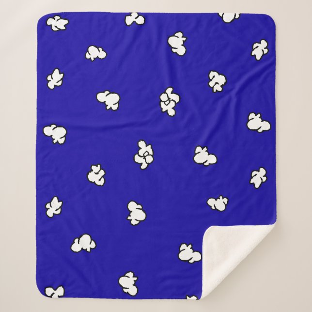 Cute Popcorn Clipart Popcorn Cartoon ImagesPopcorn Sherpa Blanket (Front)