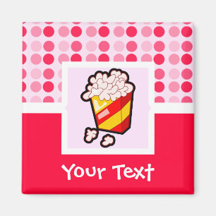 Cute Popcorn Magnet