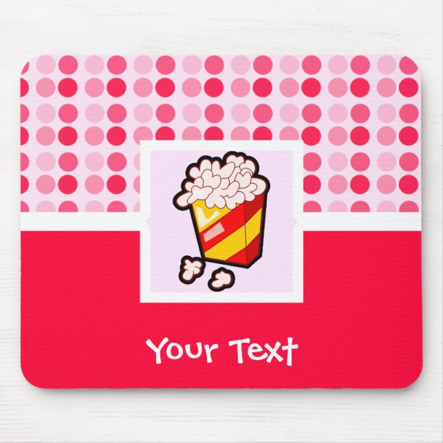Cute Popcorn Mouse Mat (Front)