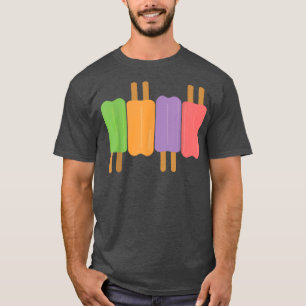 Cute Popsicle s For Summertime Vacation Kids T-Shirt