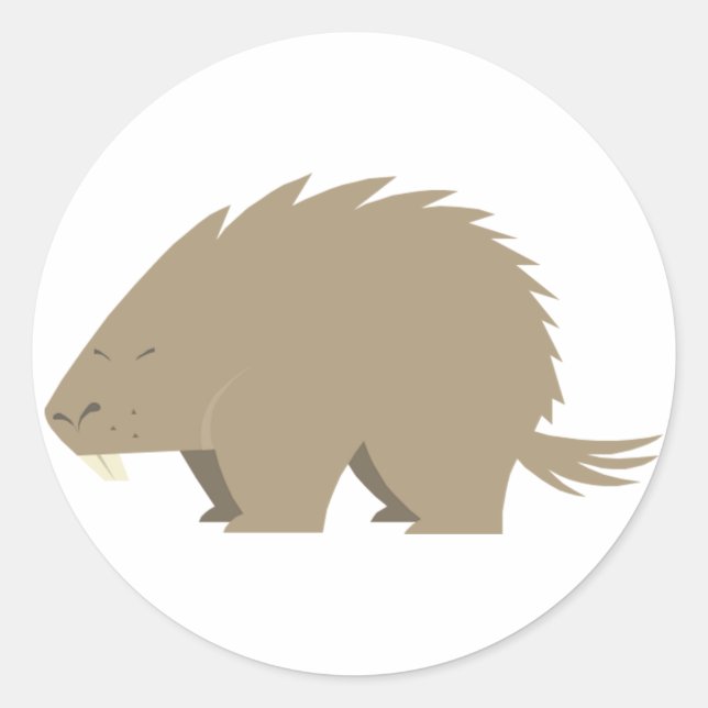 Cute Porcupine Stickers (Front)