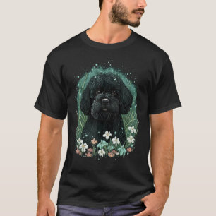 Cute Portie Dog on Portuguese Water Dog T-Shirt