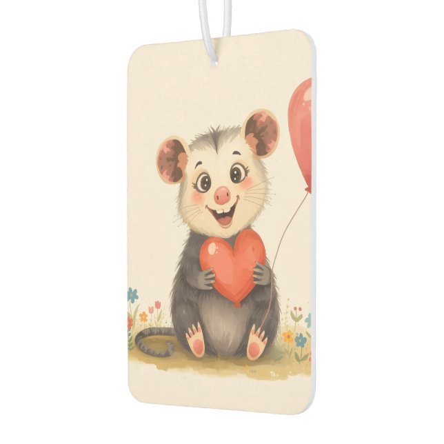 Cute Possum Air Freshener (Left)