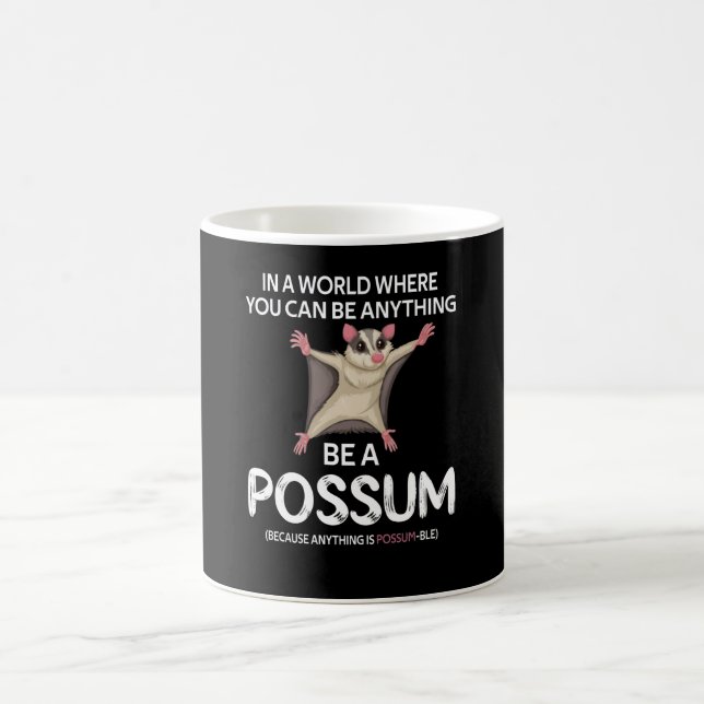 Cute Possum Girl Opossum Lover Possum Whisperer Coffee Mug (Center)