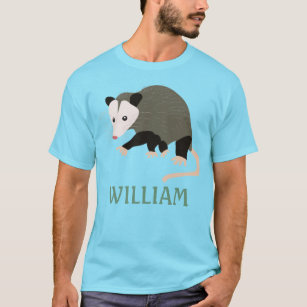 Cute Possum Illustration Personalised T-Shirt