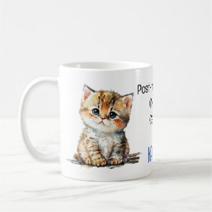 Cute Post-menopausal Childless Cat Lady for Kamala Coffee Mug