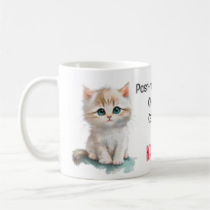 Cute Post-menopausal Childless Cat Lady for Kamala Coffee Mug