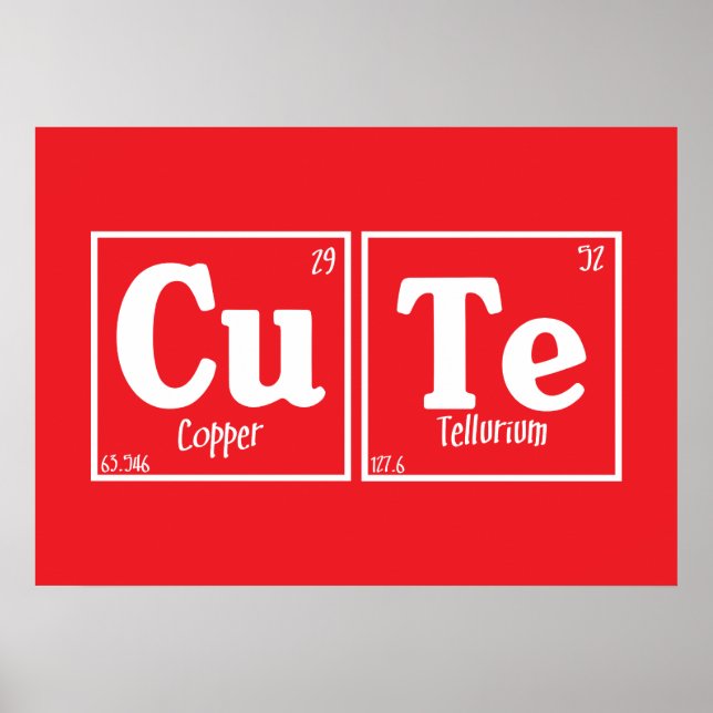 Cute Poster (Front)