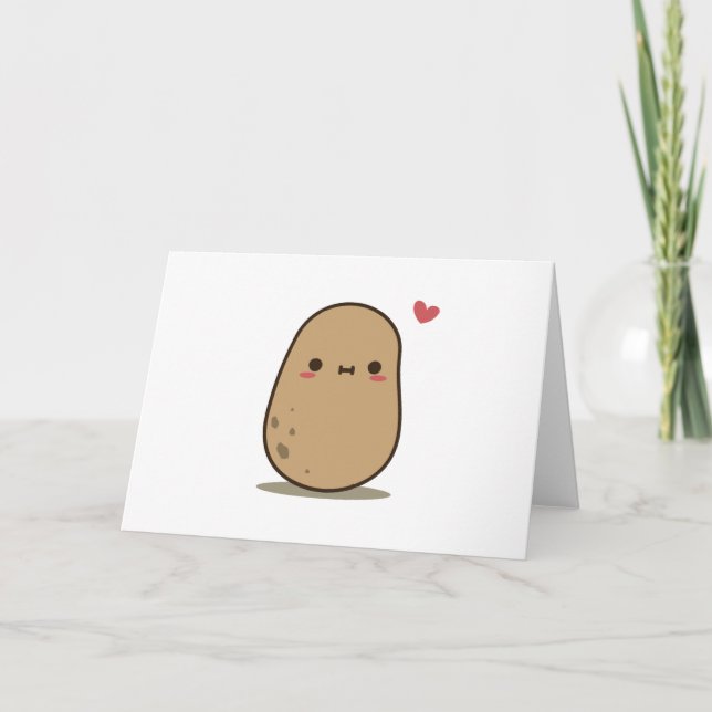 Cute Potato Card (Front)