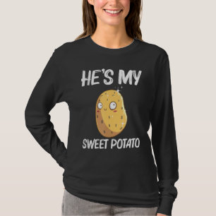 Cute Potato For Girls Kids Vegetable Baked Potato T-Shirt