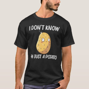 Cute Potato For Men Women Vegetable Baked Potato T-Shirt