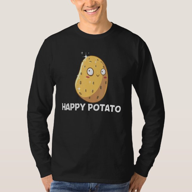 Cute Potato For Men Women Vegetable Baked Potato T-Shirt (Front)