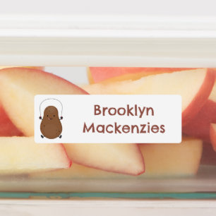 Cute potato jumping rope cartoon personalised