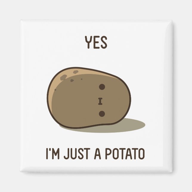 Cute Potato Magnet (Front)