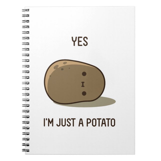 Cute Potato Notebook (Front)