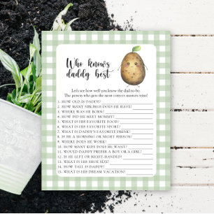 Cute potato - Who knows DADDY best game