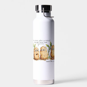 Cute Potatoes Toes Funny Potato Water Bottle