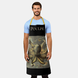 Cute Poulpe Kitchen Apron