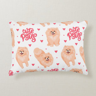Cute pous decorative cushion