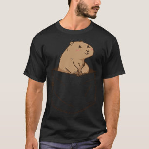 Cute Prairie dog animal in the pocket gag humour f T-Shirt