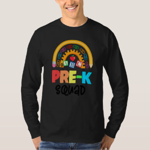 Cute Pre K Squad School Admin Appreciation Back To T-Shirt