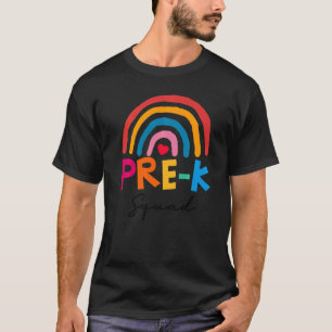 Cute Pre K Squad School Admin Appreciation Back To T-Shirt