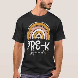 Cute Pre K Squad School Admin Appreciation Back To T-Shirt