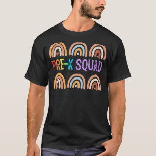Cute Pre K Squad School Admin Appreciation Back To T-Shirt