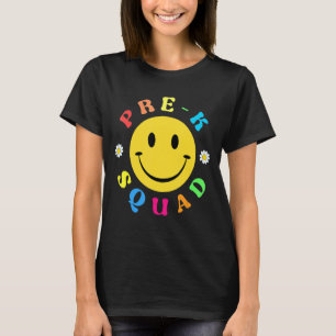 Cute Pre K Squad School Admin Appreciation Office T-Shirt