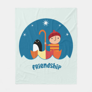 Cute Pre School K Lost And Found Friendship Fleece Blanket